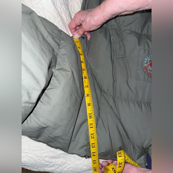 Vintage Brambilla France Men’s Cotton Poplin Duck Down Duvet Arctic Coat - Picture 8 of 14